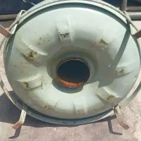 بخاری نفتی قدیمی عتیقه خارجی و چراغ نفتی