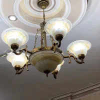 لوستر ۵شعله|لوستر و چراغ آویز|قزوین, |دیوار