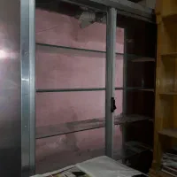فروش ویترین الومینیوم باشیشه وچرخ کامل|بوفه، ویترین، کنسول|اهواز, کمپلو جنوبی|دیوار