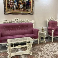 مبلمان ۹ نفره چوبی|مبلمان خانگی و میز عسلی|تهران, سازمان آب|دیوار