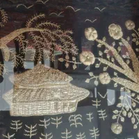 تابلو سرمه دوزی