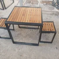 نیمکت مدل پرو چوب درجه یک صندلی تک نفره شیک