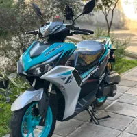 موتور کلیک،آیروکس نیو، خشک،آبی فیروزه ای|موتورسیکلت|ساری, |دیوار