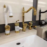 دسته کامل شیرآلات قاجاری شامل گارانتی