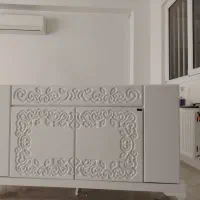 میز کنسول با شیشه