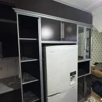 کابینت بدنه فلز درب ام دی اف هود سینک صفحه mdf|آب‌چکان و نظم‌دهنده ظروف|گرگان, |دیوار