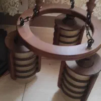 لوستر چوبی