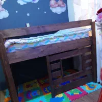 تخت دوطبقه کودک|تخت و صندلی بچه|تنکابن, |دیوار