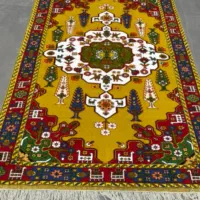 فرش دستباف طرح قشقایی وزن ۵ کیلو (مادر کرج هستیم)|فرش|مرند, |دیوار