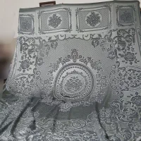 پارچه روتختی دونفره دوتا بالشت دوتا کوسن