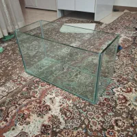 اکواریوم شرکتی شیشه خم و یک عدد شیشه ده میل|ماهی|دزفول, |دیوار