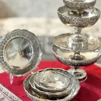 حراج واقعی ظروف مس دیبای زنجان|ظروف سرو و پذیرایی|مشهد, استاد یوسفی (شهرک غرب)|دیوار