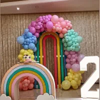 بادکنک آرایی تولد، تنپوشهای عروسکی|خدمات پذیرایی، مراسم|قائم‌شهر, |دیوار