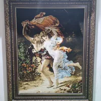 تابلو فرش دستباف آدم و حوا