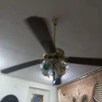 پنکه لوستری در حد نو