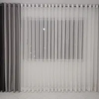 پرده پانچ با دستک مخمل