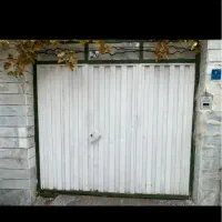 درب حیاط سه لنگه ماشین رو