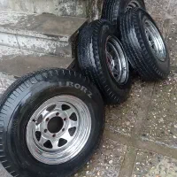 رینگ و لاستیک پاترولی در حد نو|قطعات یدکی و لوازم جانبی|گرگان, |دیوار