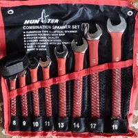 آچار یکسر رینگ ۸ و ۱۲ عددی هانتر روکشدار|ابزارآلات|کرمانشاه, |دیوار