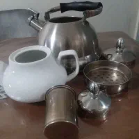 کتری وقوری سیلور|قوری، کتری، قهوهساز دستی|تهران, آهنگران (سراسیاب دولاب)|دیوار