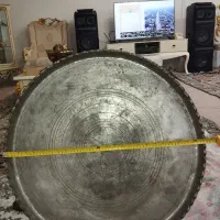 7عدد سینی مسی قدمتدارو عتیقه و قابلمه و آفتابه مسی|کلکسیون اشیاء عتیقه|مرند, |دیوار