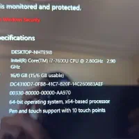 Lenovo Thinkpad X1 - i7 - 16gb - 512gb|رایانه همراه|اصفهان, شمس آباد|دیوار