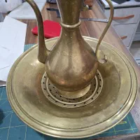 افتابه لگن قدیمی برنجی