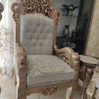 مبل سلطنتی 9نفره با دو میز عسلی ویک میز بزرگ|مبلمان خانگی و میز عسلی|اصفهان, ورزشگاه نقش جهان|دیوار