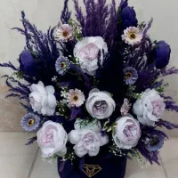 باکس گل  مصنوعی.تولد. نوزادی .کادویی.