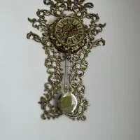 لوستر برنز|لوستر و چراغ آویز|حمیدیا, |دیوار