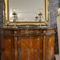آینه کنسول چوبی