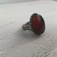 انگشتر عقیق سرخ