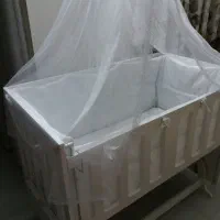 تخت کنار مادر گهواره ای ام دی اف با سرویس خواب|تخت و صندلی بچه|اصفهان, شاهد|دیوار