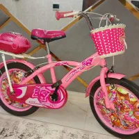 دوچرخه سایز ۱۶ دخترانه صورتی خوشرنگ نو|دوچرخه، اسکیت، اسکوتر|کرج, میدان میوه و تره بار مرکزی|دیوار