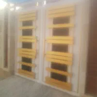 نقاشی ساختمان لکه گیری رنگ پلاستیک روغنی