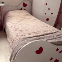 فروش سرویس تخت و کمد دخترانه نو نو