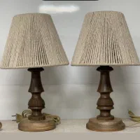 آباژور چوب گردو کلاهک کنفی