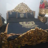 تخت وآینه دراور و پاتختی