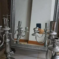 آینه و شمعدان|آینه|محمدیه-قزوین, |دیوار