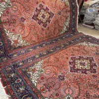 جفت فرش ۶ متری تبریز پوست پیازی ریزبافت