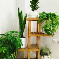 استند گل چوبی