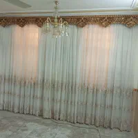 پرده دوازده متر پارچه در حد نو بدون کتیبه