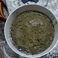 سبزی سرخ شده ترش واش ( آبکی ) و قرمه سبزی