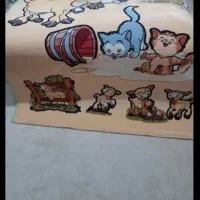 فرش کودک چهار متری در حد نو