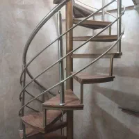 پله پیچ استیل کارکرده|مصالح و تجهیزات ساختمان|قم, انسجام|دیوار