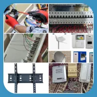 نصب و تنظیم آنتن تلویزیون کولر برقکار آیفون تلفن