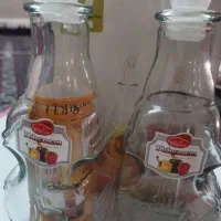 بطری شیشه ای  مخصوص روغن و سرکه دوعددی|ظروف سرو و پذیرایی|مشگین شهر, |دیوار