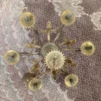لوستر تمام برنز فرشته بسیار سنگین۶شعله