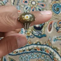 انگشترباباقوری نقره درجه یک