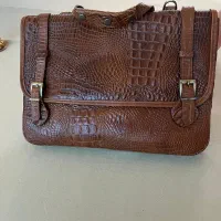 کیف چرم طبیعی اکبند